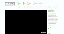 Desktop Screenshot of menuiserie-devic.fr